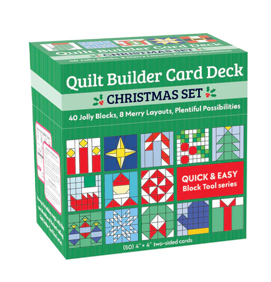 C & T PUBLISHING - Quilt Builder Card Deck Christmas - 20556