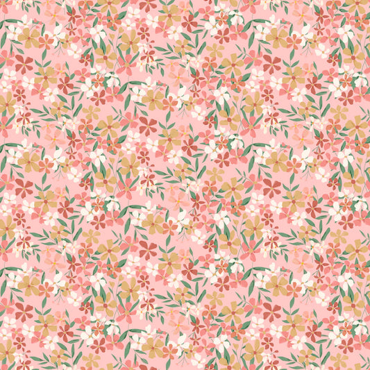 POPPIE COTTON - Painted Blossom - Amanda Grace - 24651 Pink Painted Blossom