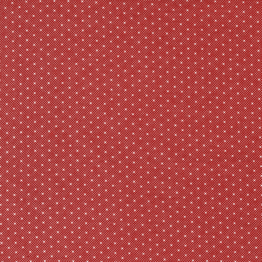 MODA - Red and White Gatherings - Prim1tive Gatherings - 49199-16 Crimson
