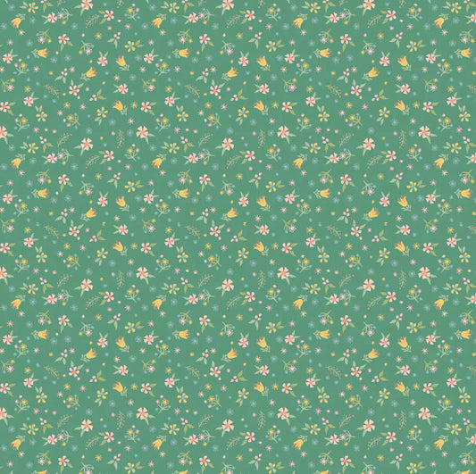 POPPIE COTTON - Finding Wonder - Sheri McCulley - 724204 - Blossoms Green FQ