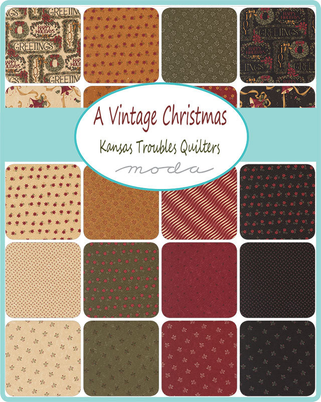 MODA - Vintage Christmas - Kansas Troubles - PP9780 Charm Pack