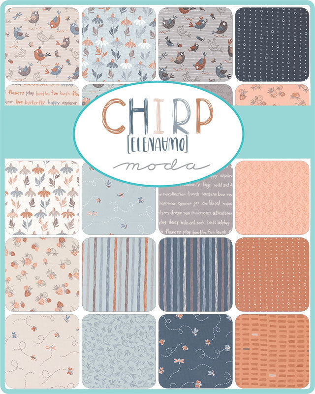 MODA - Chirp - Elena Amo - 39030PP Charm Pack