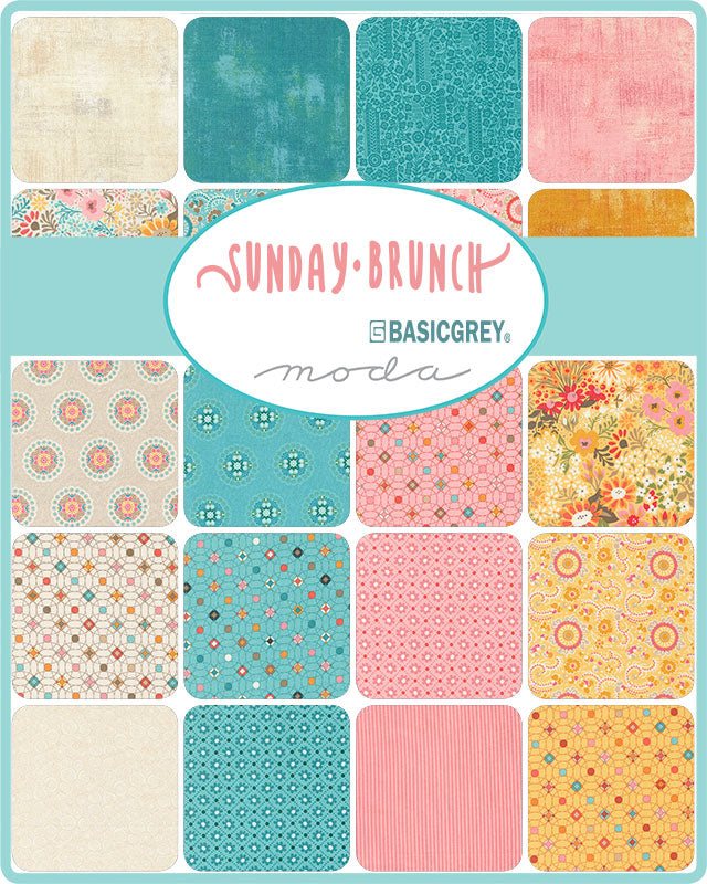 MODA - Sunday Brunch - Basicgrey - 30750PP Charm Pack