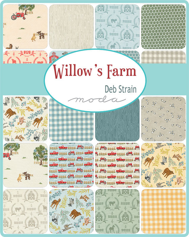 MODA - Willow's Farm - Deb Stain - FQ - Bundle