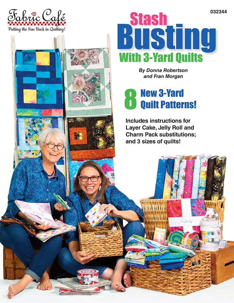 FABRIC CAFE -  Stash Busting with 3-Yard Quilt - FC032344