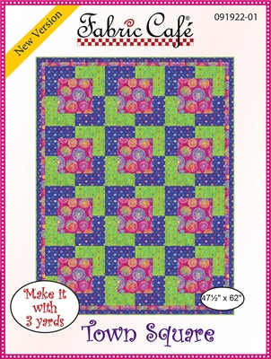 FABRIC CAFE - Town Square - 3 Yard Quilt FC091922