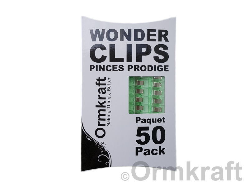 Ormkraft - Wonder Clips - 50 Pack - Green