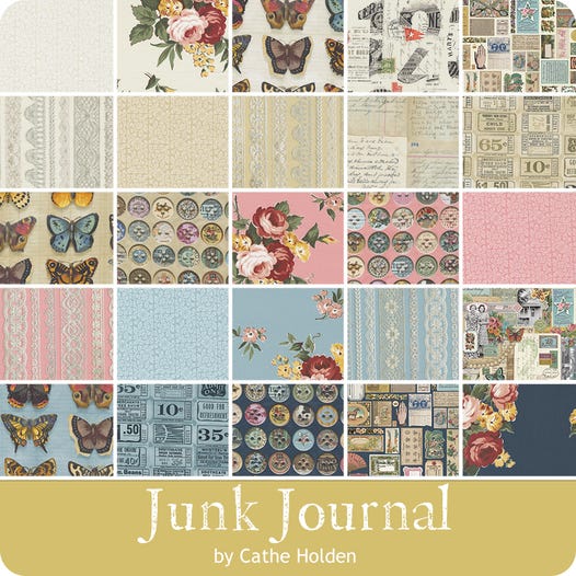 Junk Journal Charm Pack Tote - Kit