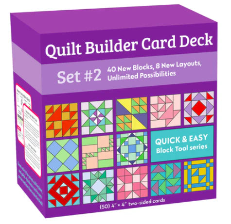 C & T PUBLISHING - Quilt Builder Card Deck Set #2 - 20491