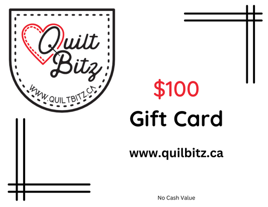 QuiltBitz - Gift Card - $100.00