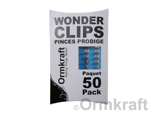 Ormkraft - Wonder Clips - 50 Pack - Blue