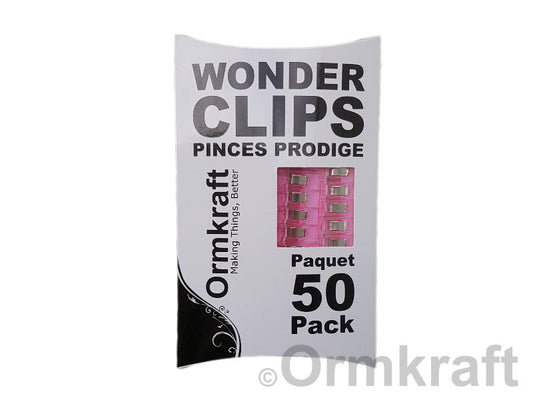 Ormkraft - Wonder Clips - 50 Pack - Pink