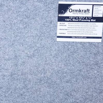 Ormkraft - 100% Wool Pressing Mat - 13.5" x 13.5" - QuiltBitz